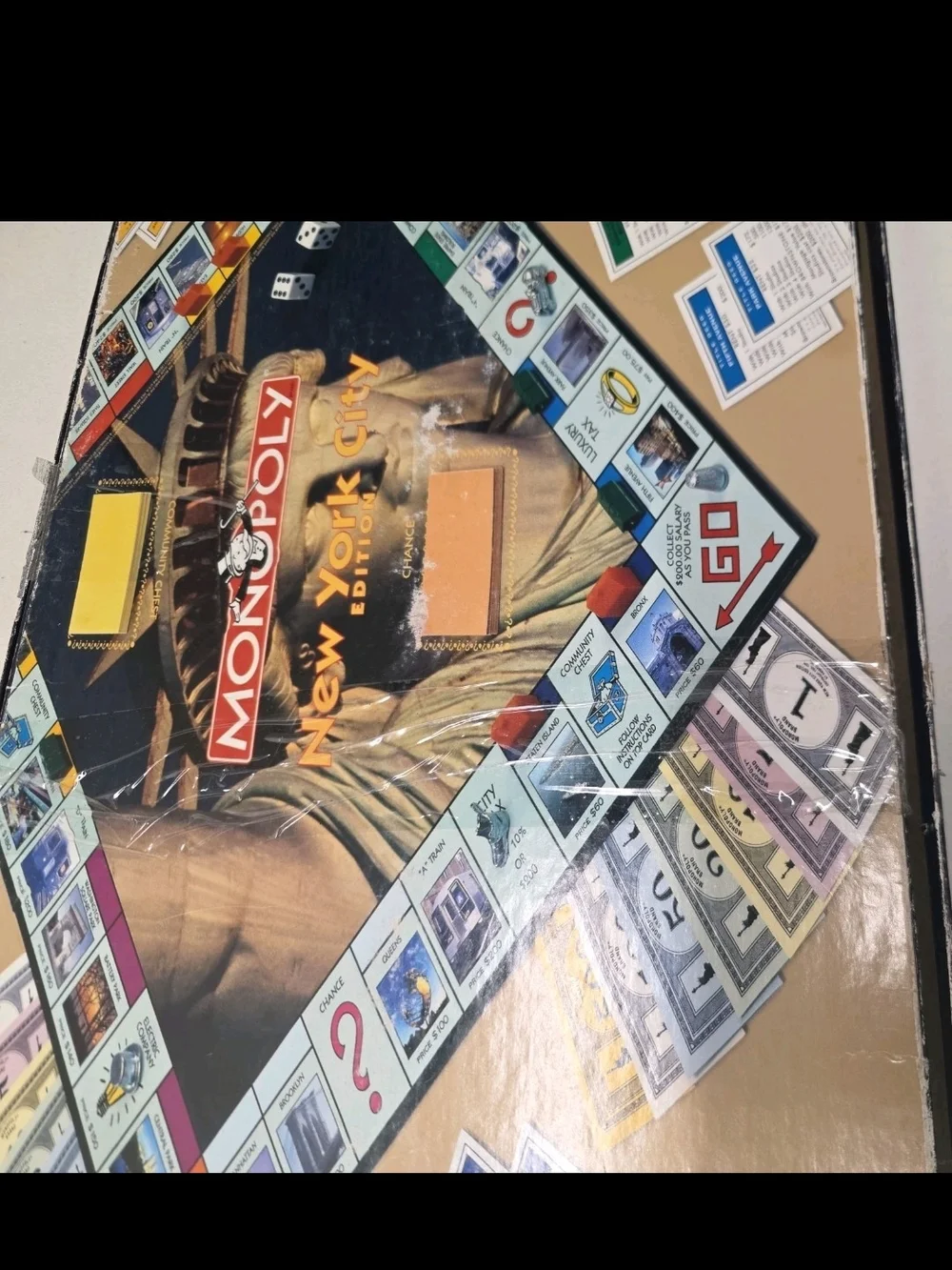 Monopoly New York City Edition Board Game - Black & Gold